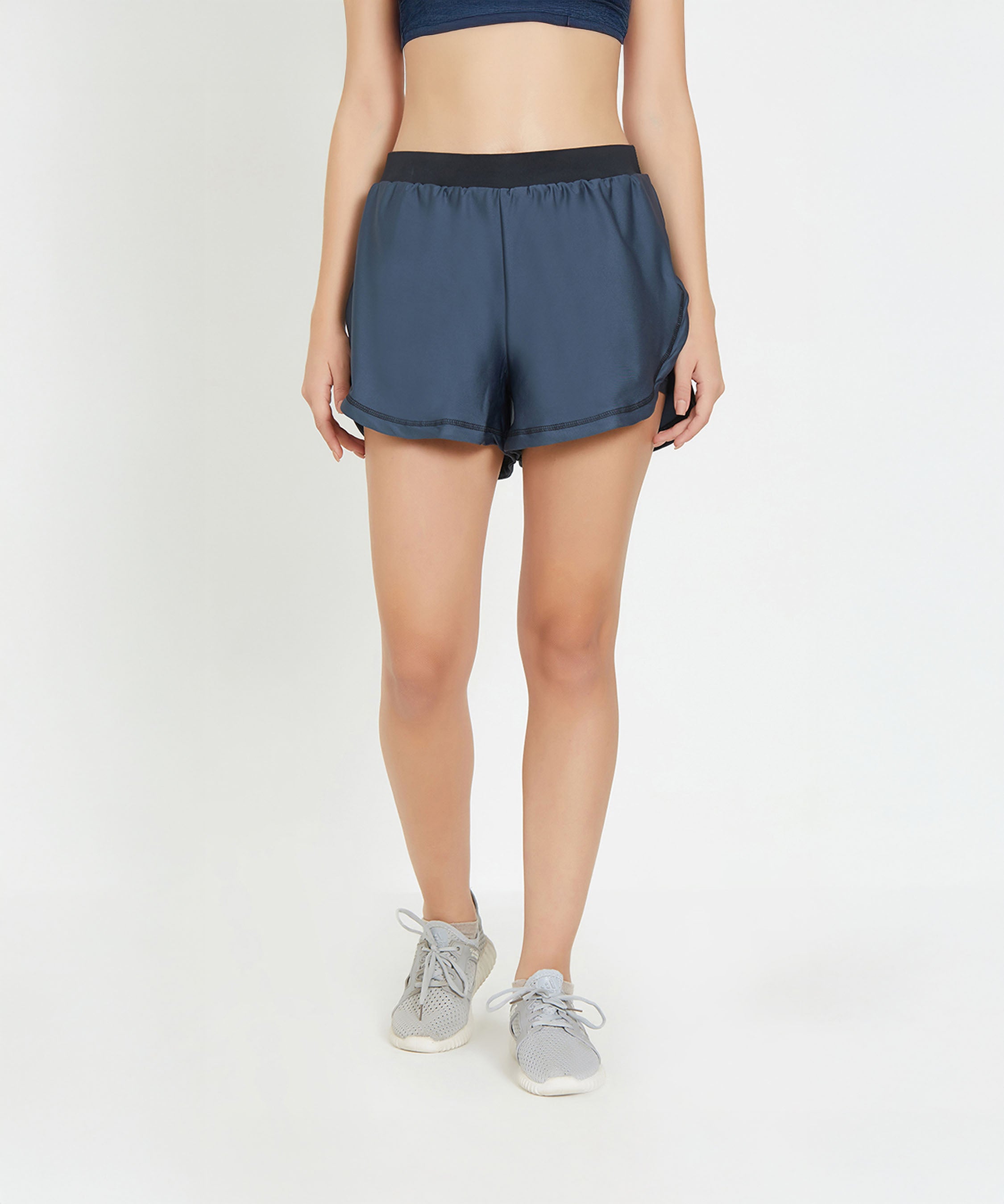 Grey Elasticated Shorts