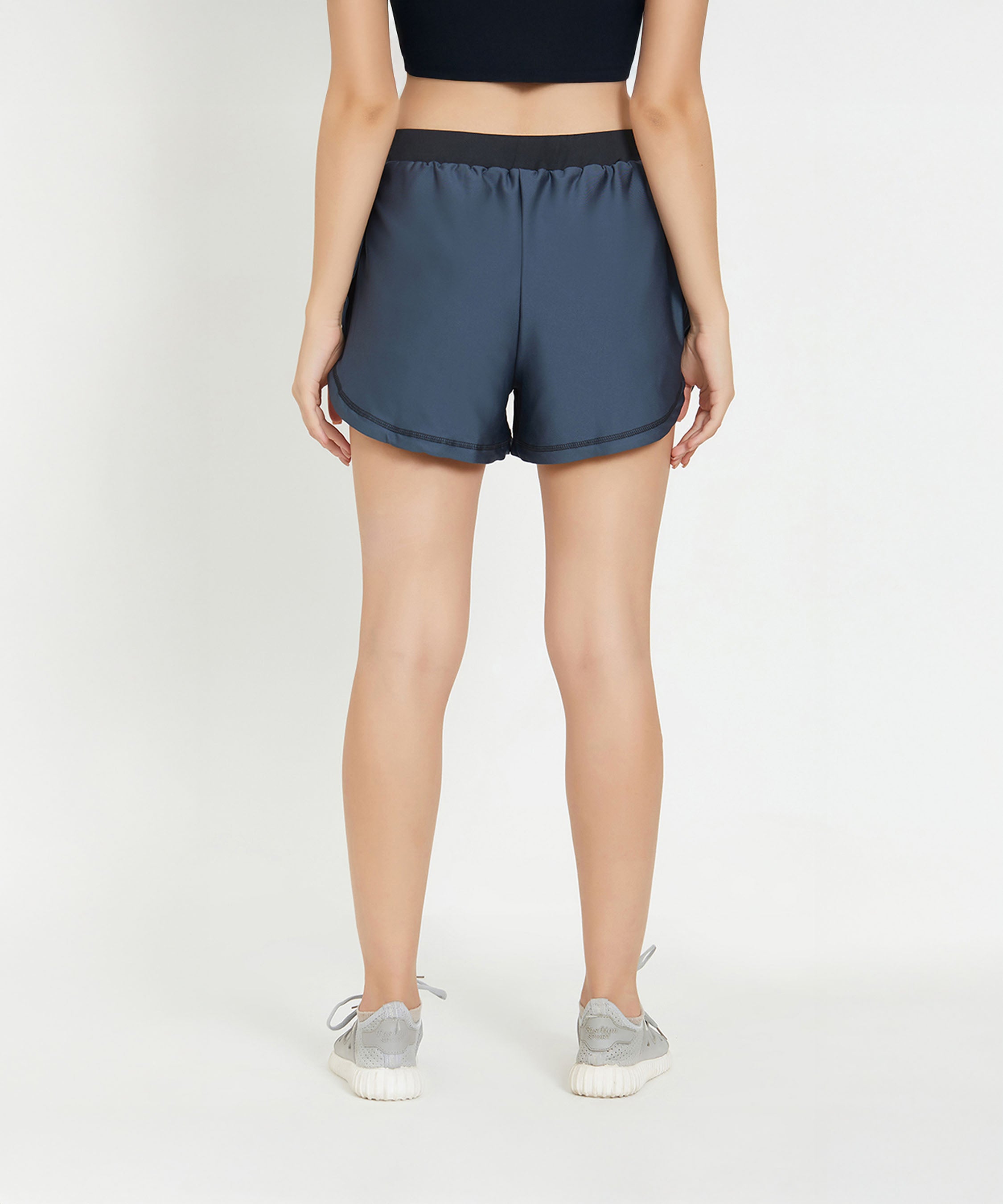 Grey Elasticated Shorts