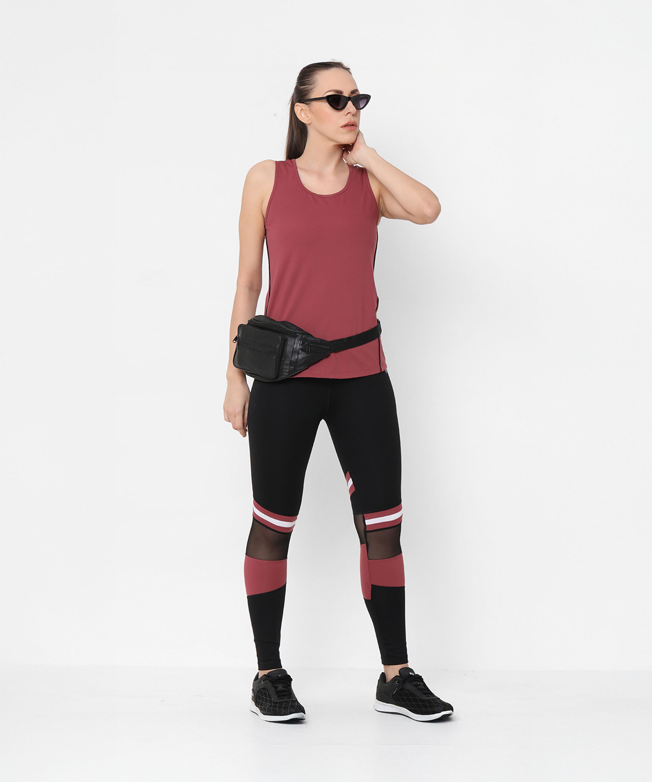 Punch Pink Racer Back Top
