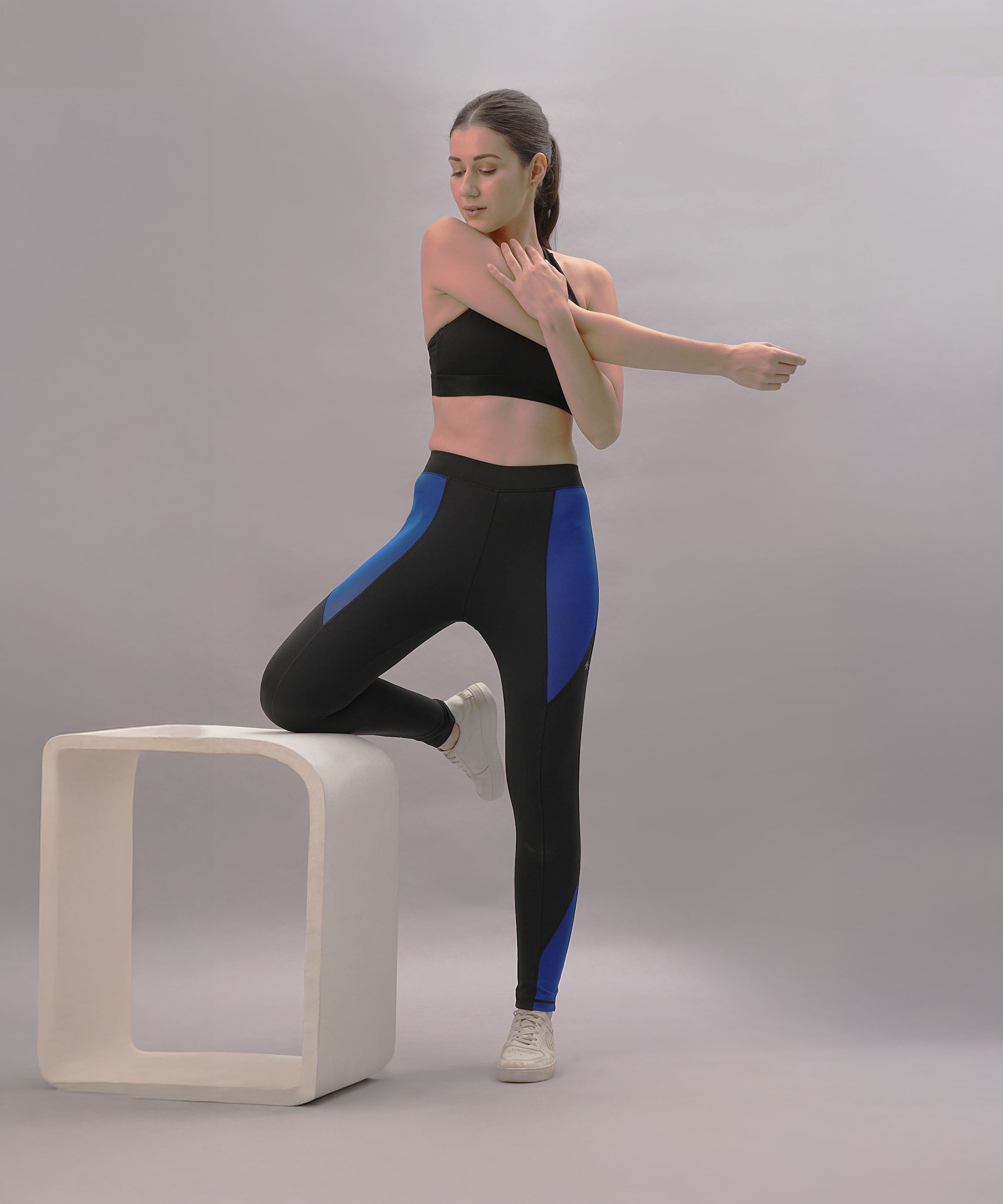Black and Blue Pants