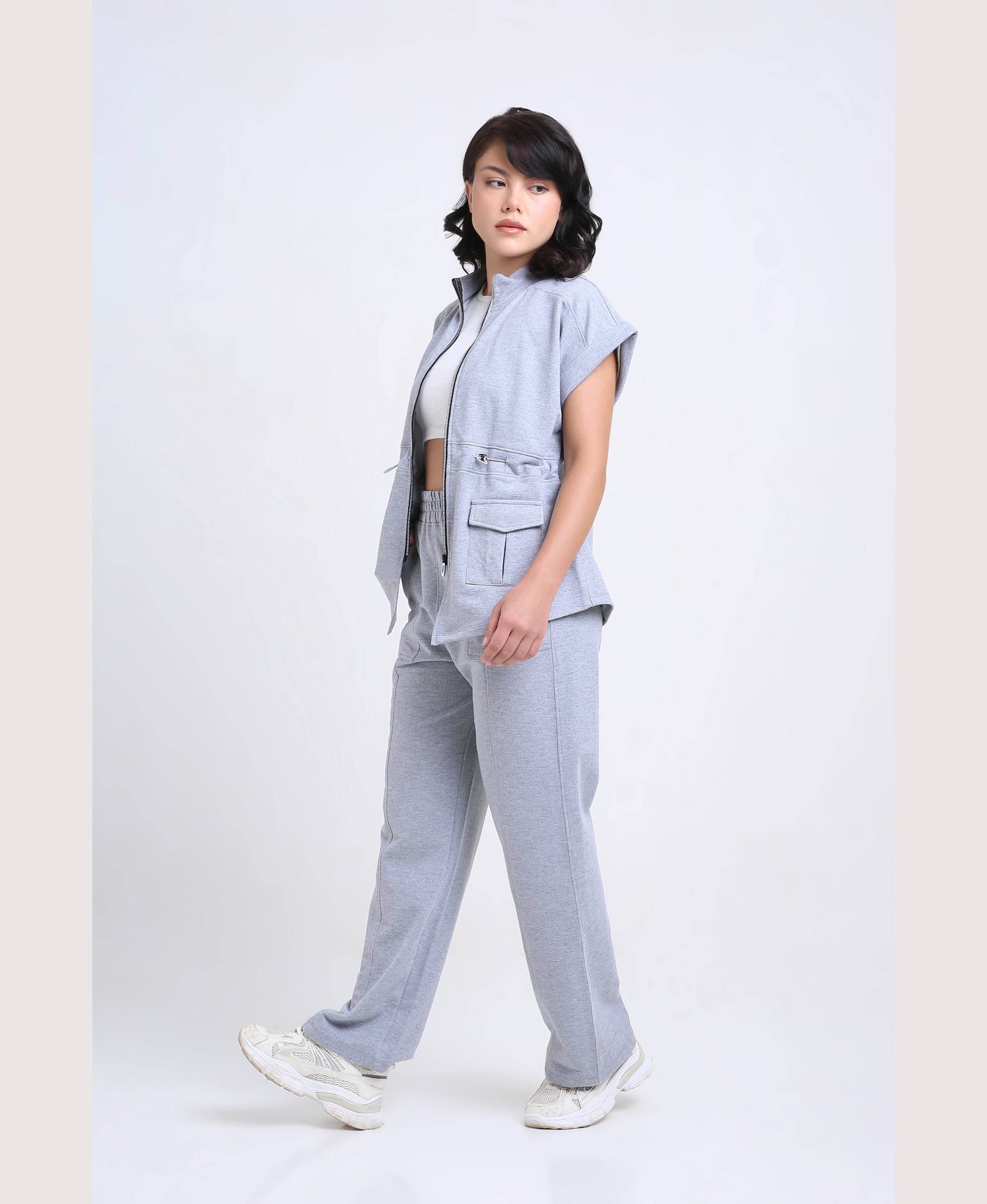 Comfortable Zippered Utility Tracksuit