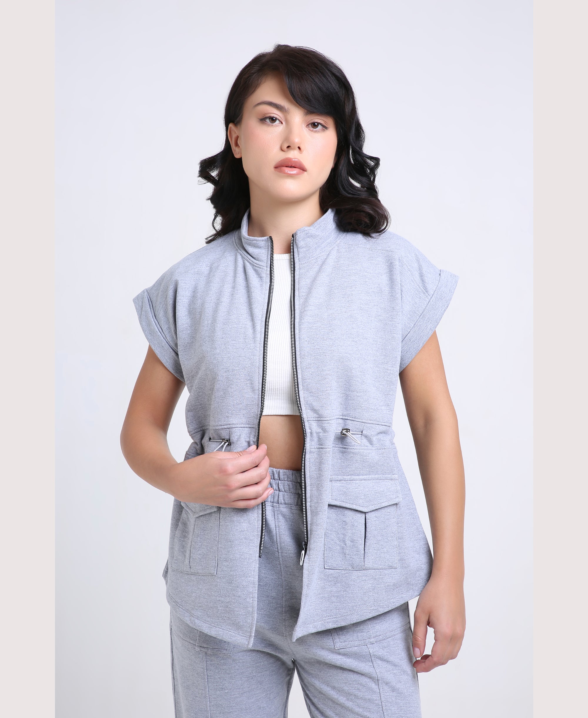 Comfortable Zippered Utility Tracksuit