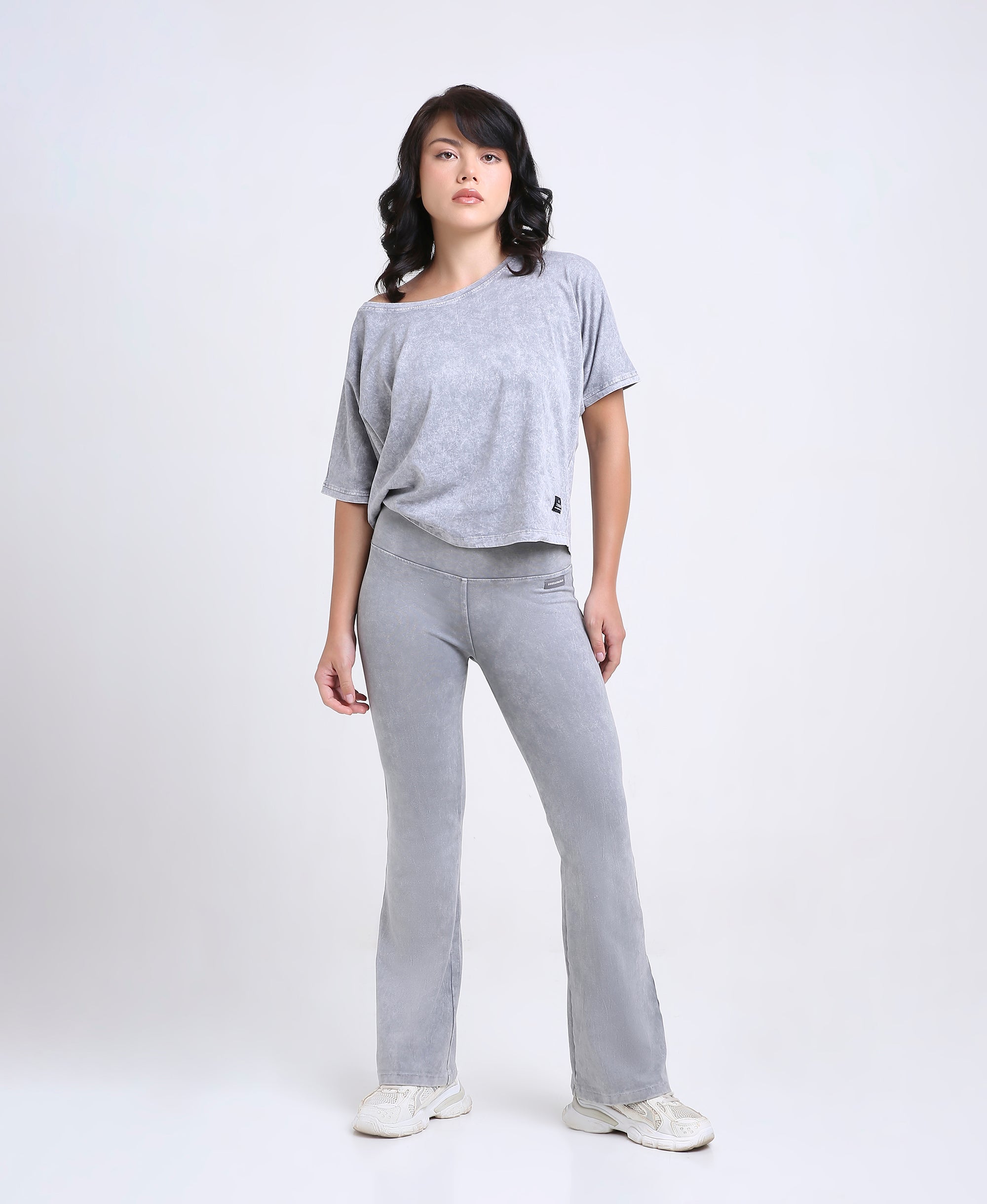 Light Grey Denim Wash Tee