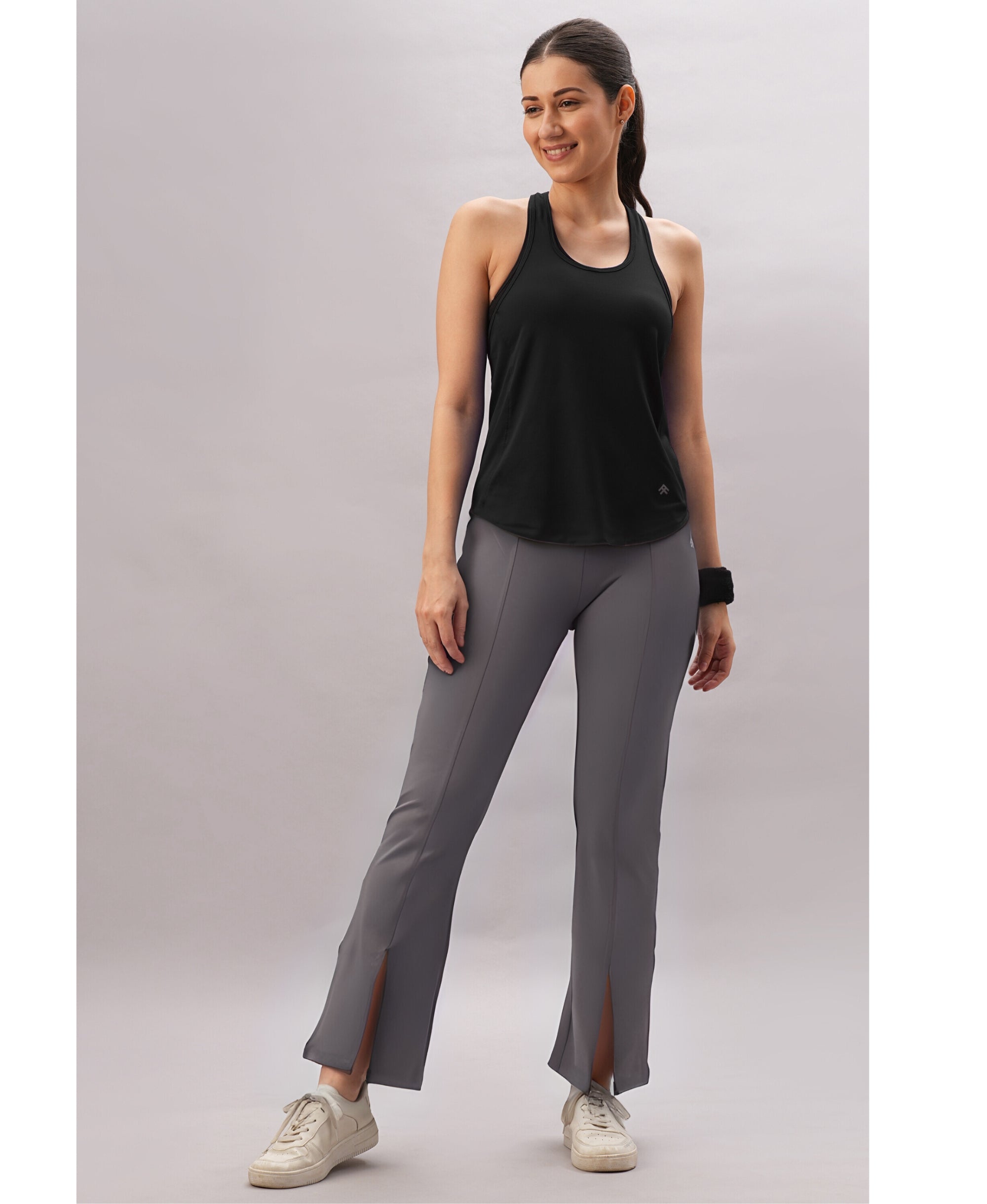 Black Racer Back Top