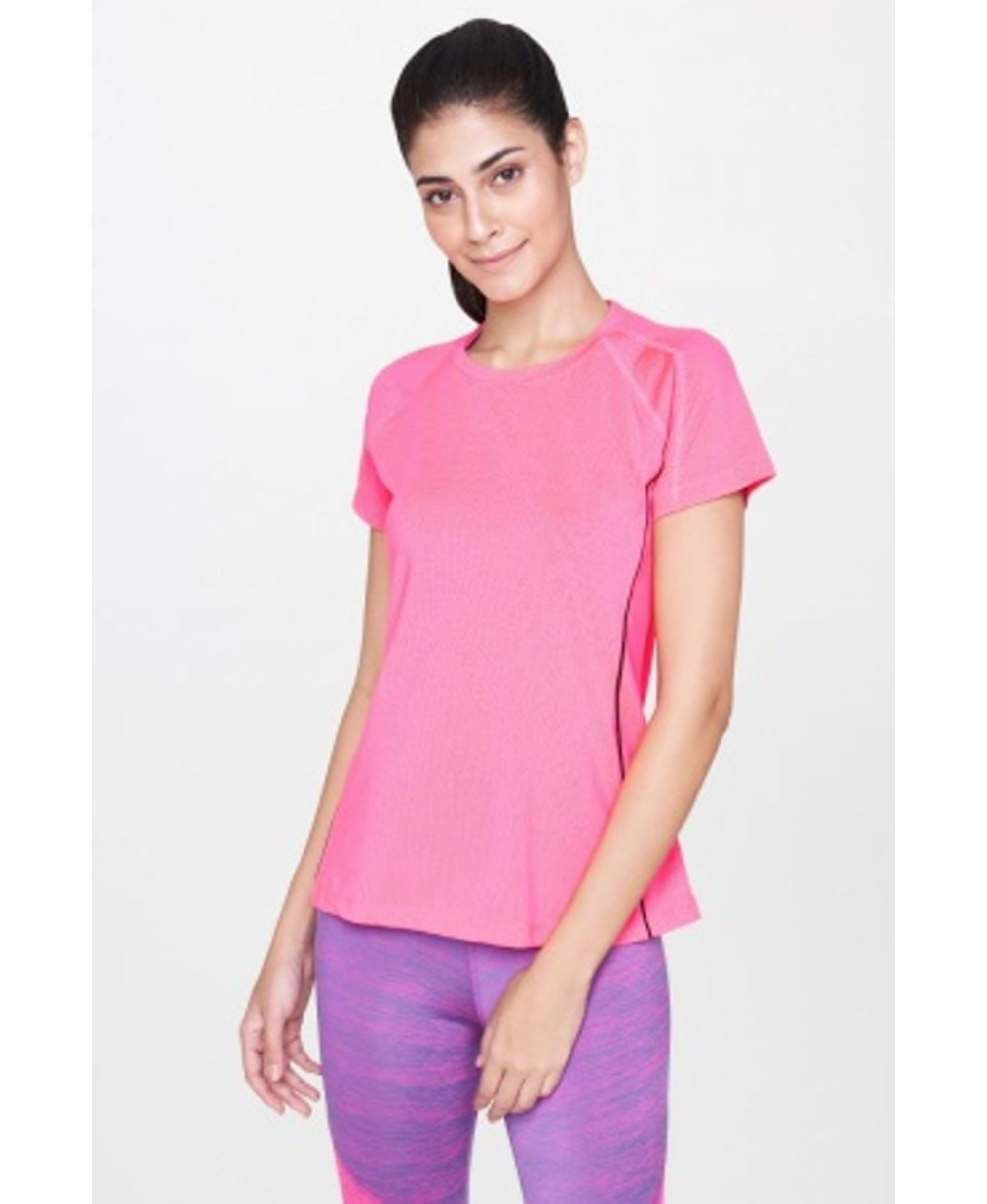 Pink Half Sleeve T-Shirt