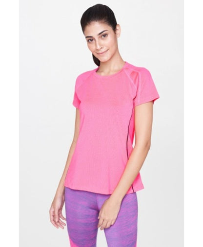 Pink Half Sleeve T-Shirt