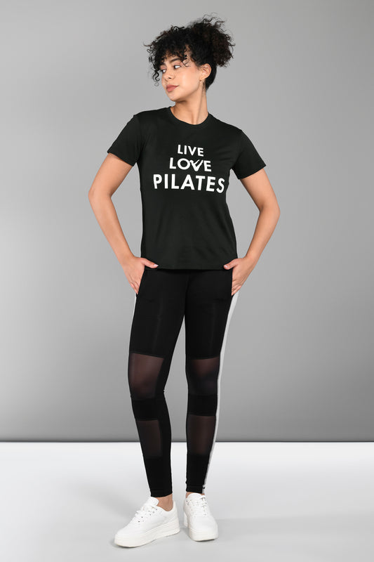 Pilates Black T-shirt