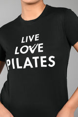Pilates Black T-shirt