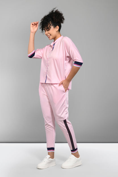 Baby Pink Accented Set