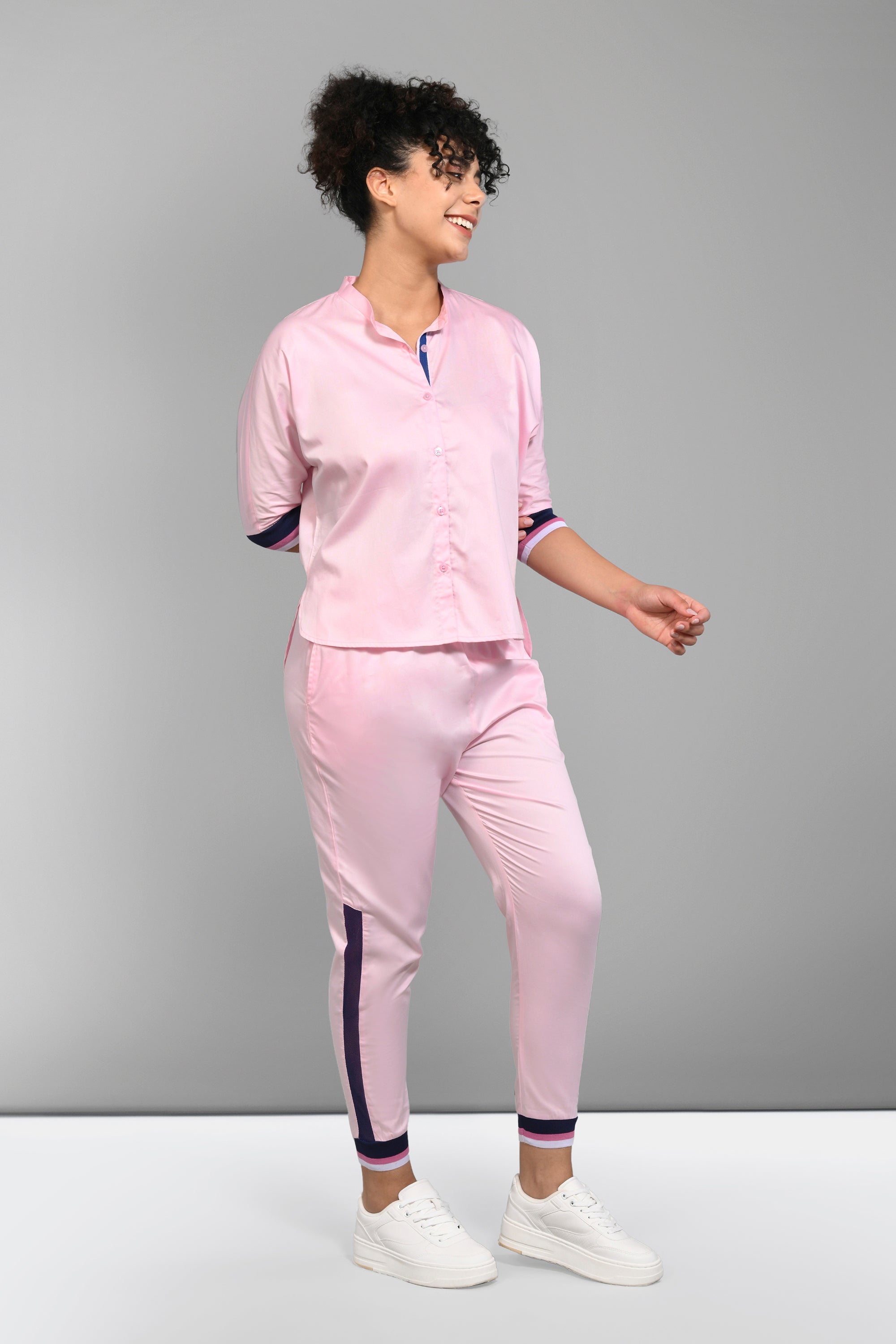 Baby Pink Accented Set