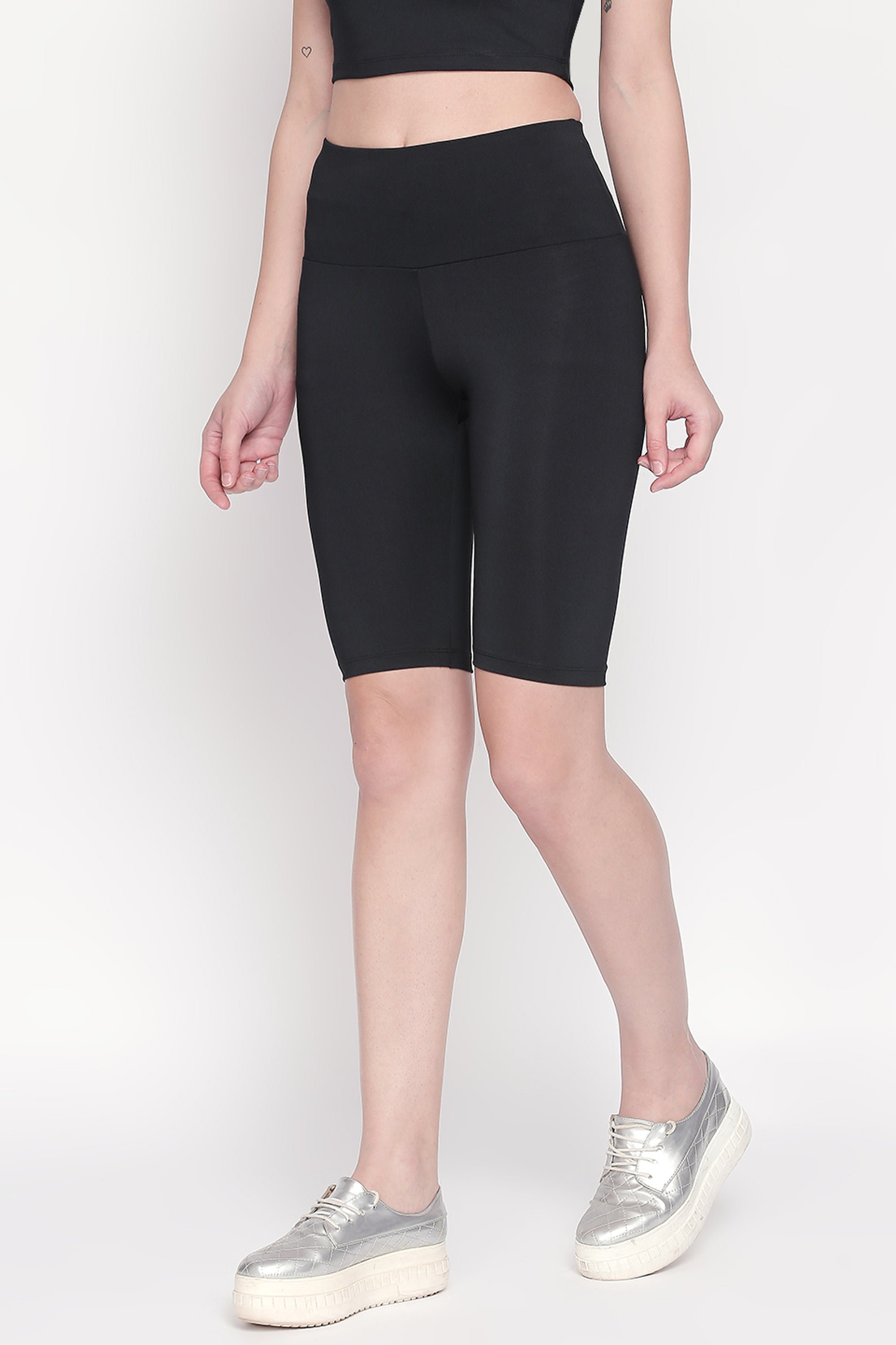 Black Biker/Cycling Shorts
