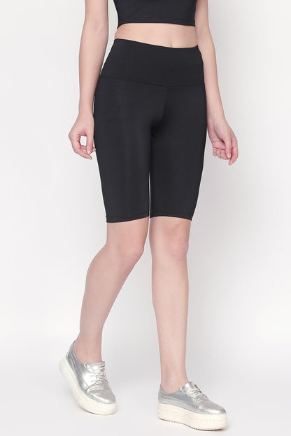 Black Biker/Cycling Shorts