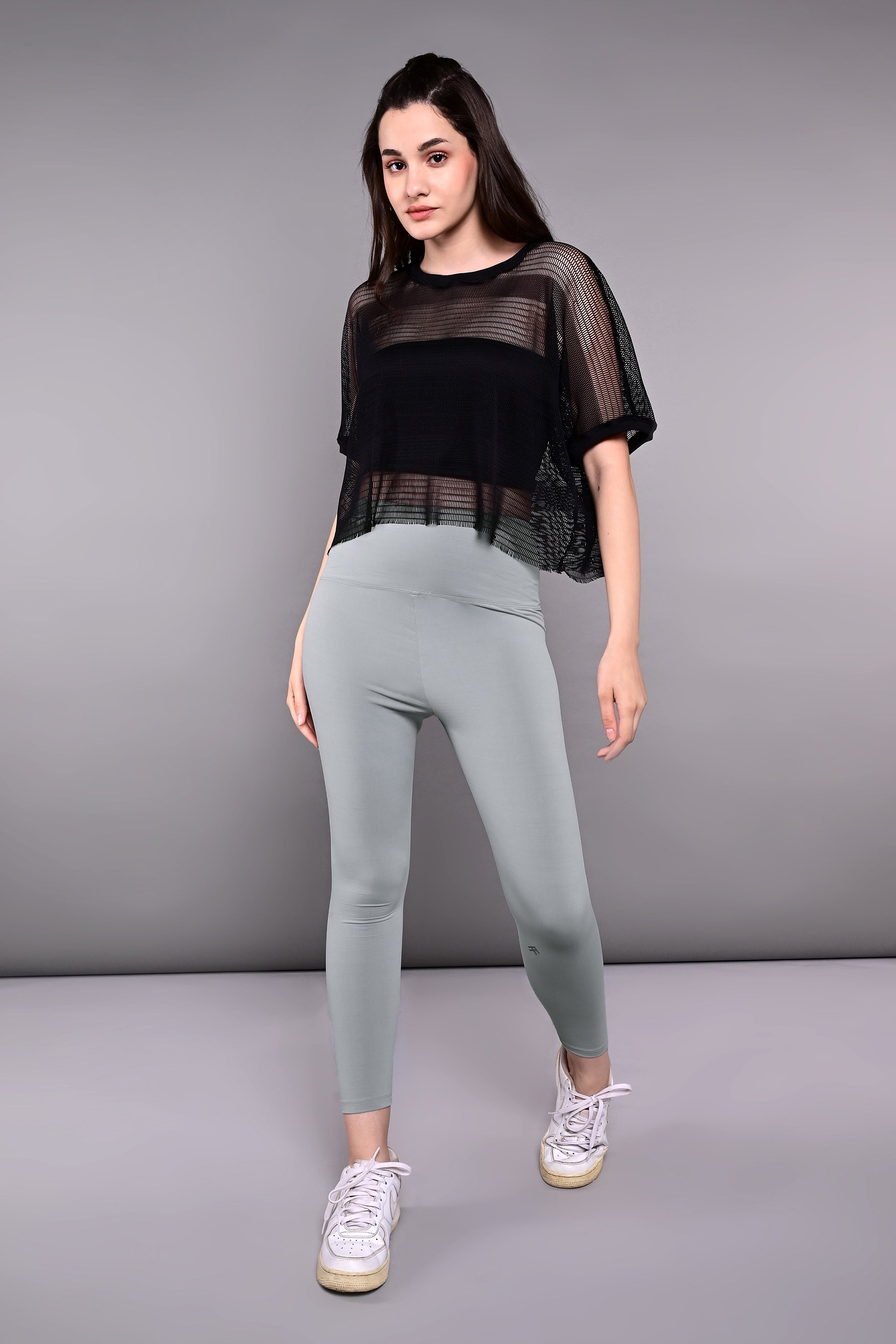 Tuna Active Black Netted Top