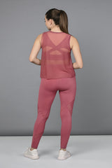 Peony Pink Sports bra & legging set
