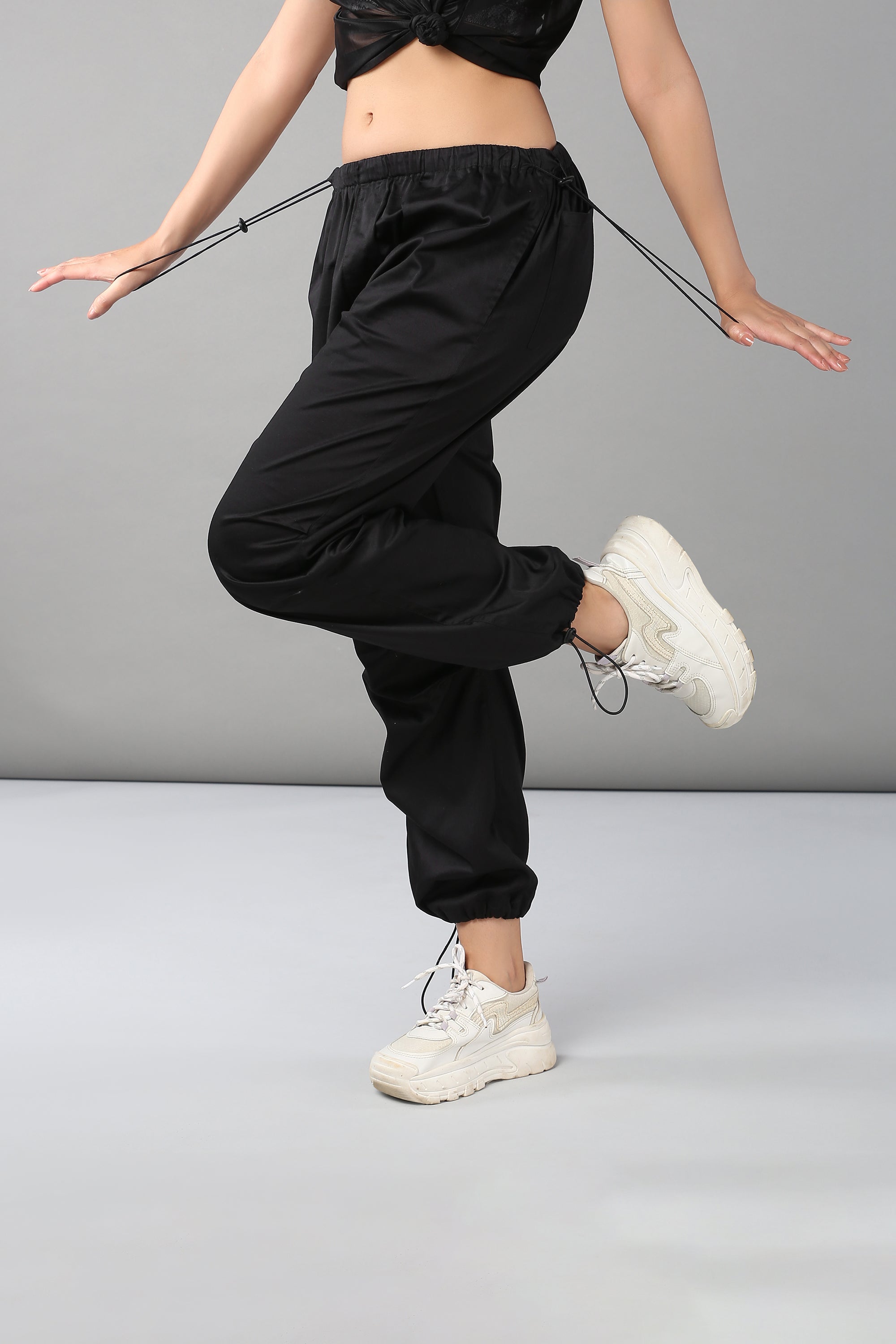 Black Parachute Pants