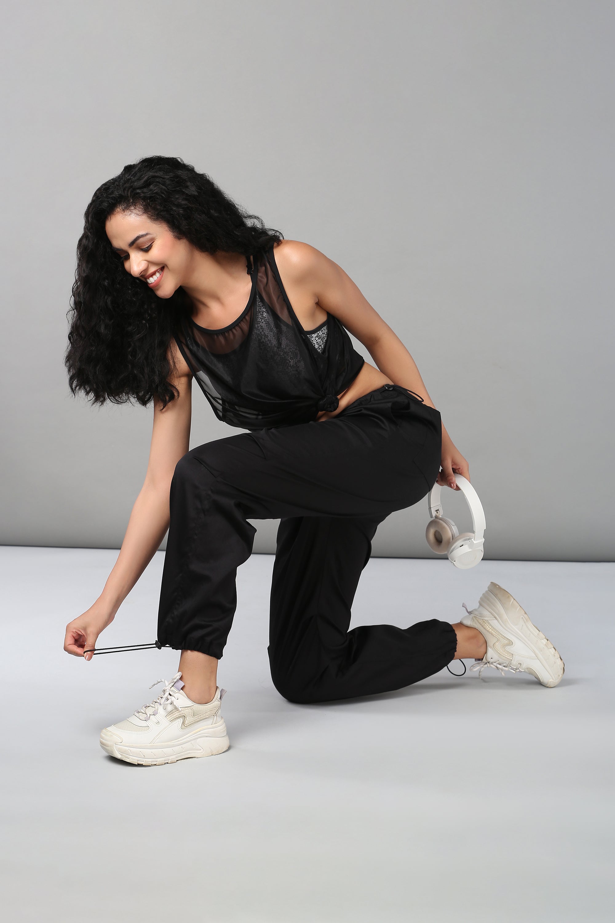 Black Parachute Pants