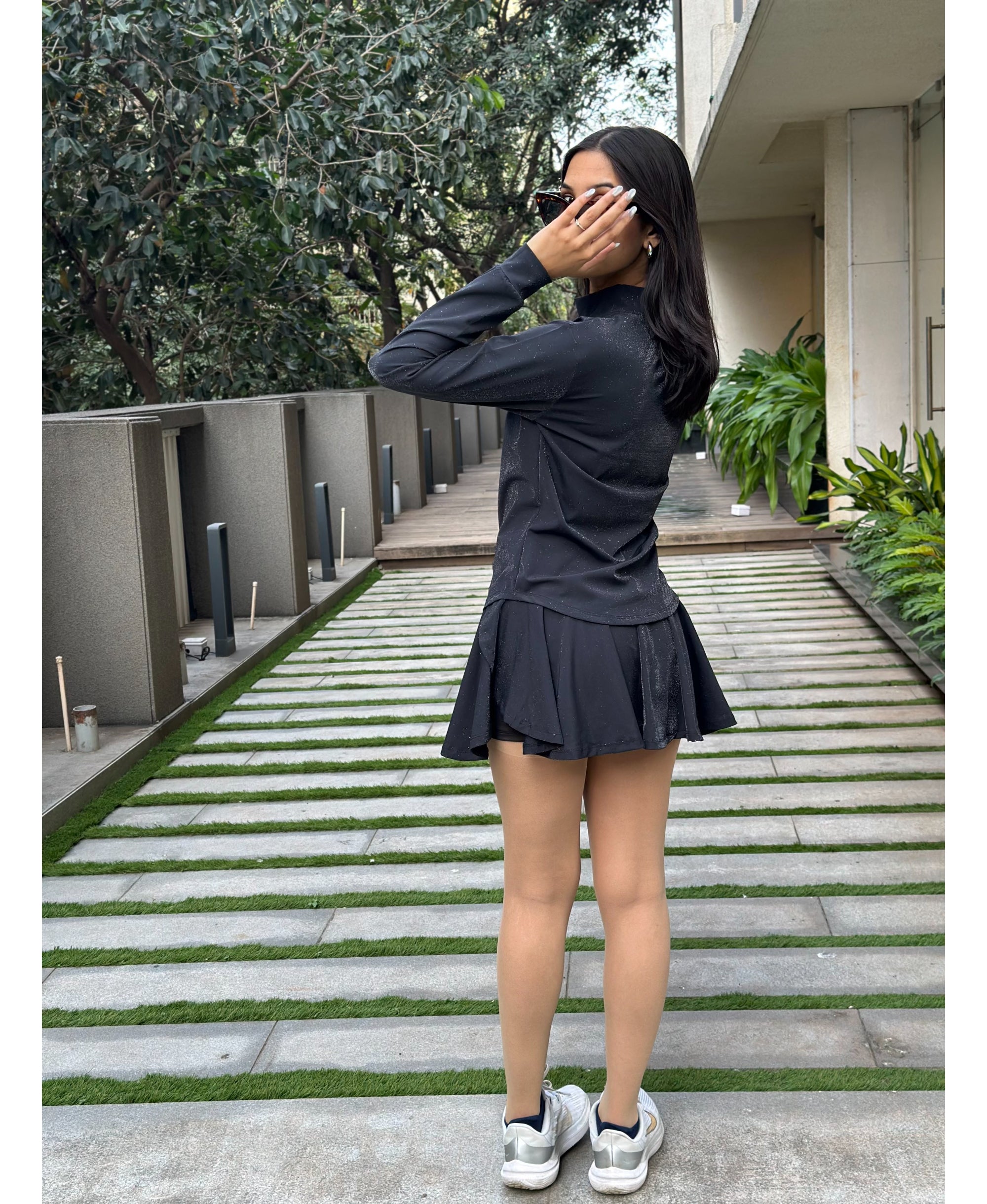 Zipped Up Glossy Jacket