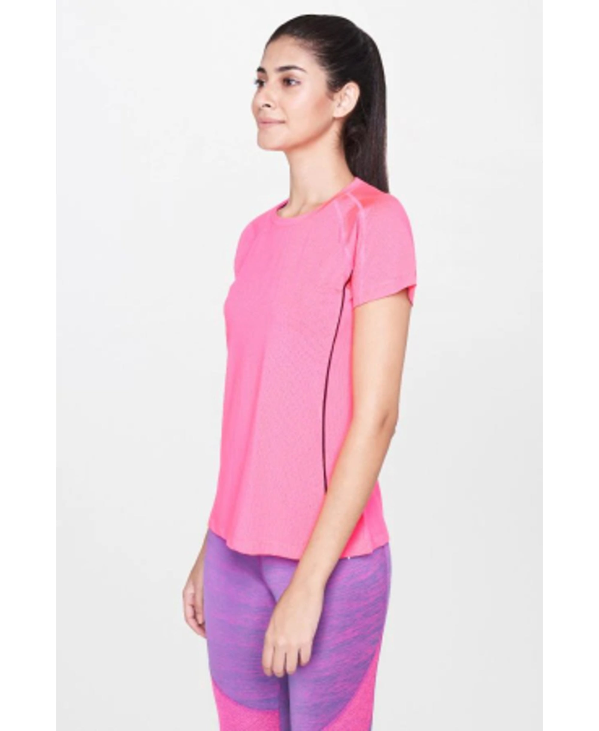 Pink Half Sleeve T-Shirt