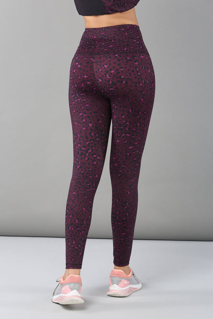 Pink Animal Print Leggings
