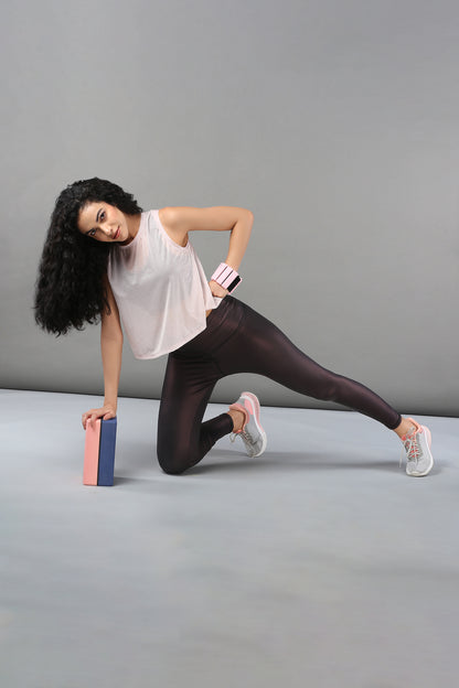 Powder Pink Sheer Top