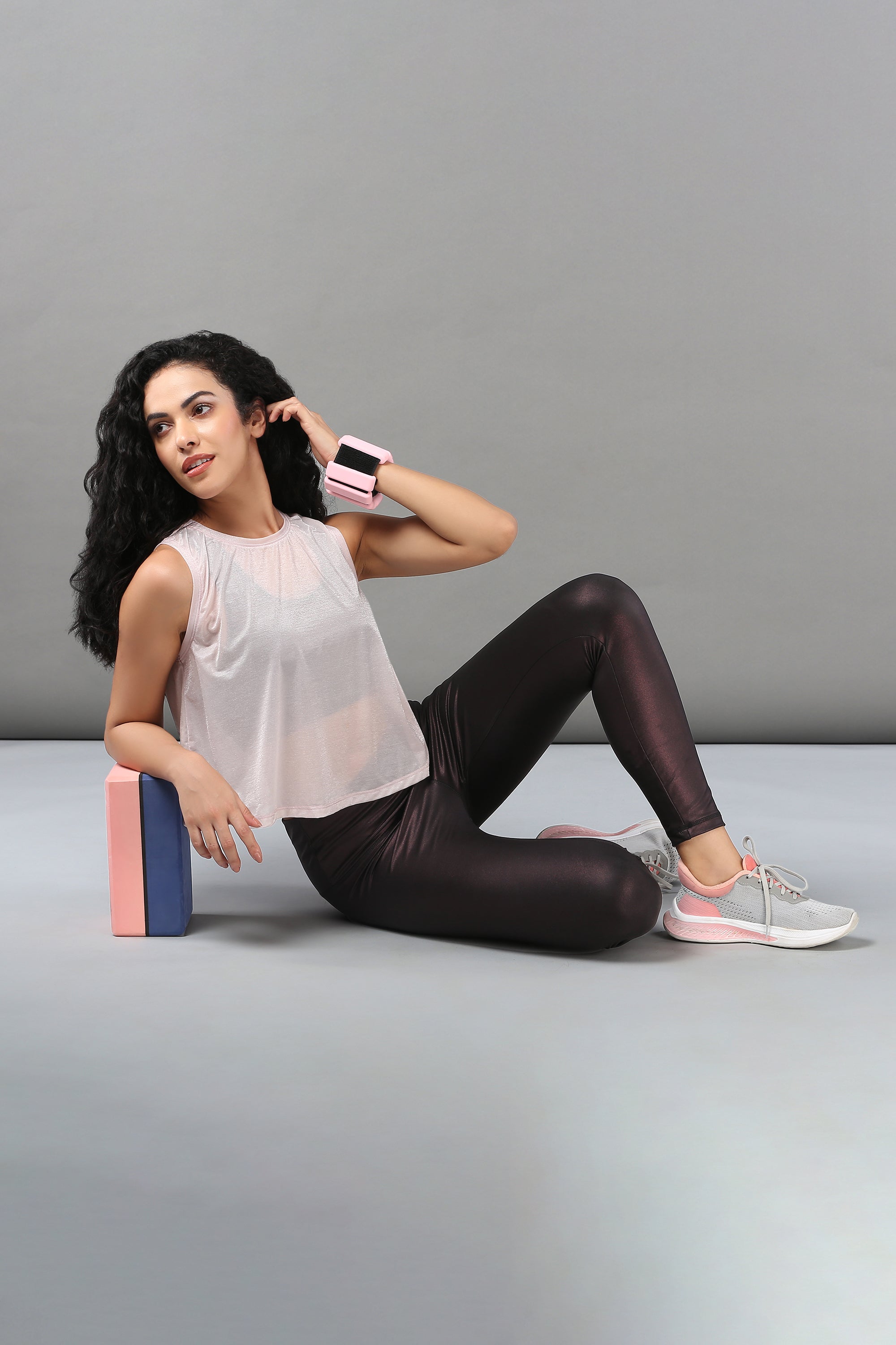 Powder Pink Sheer Top