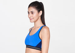 Blue Sports Bra