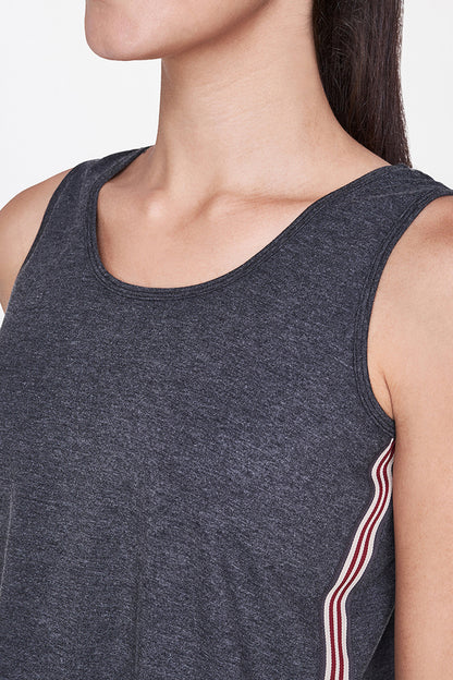 Grey Sleeveless Tank Top