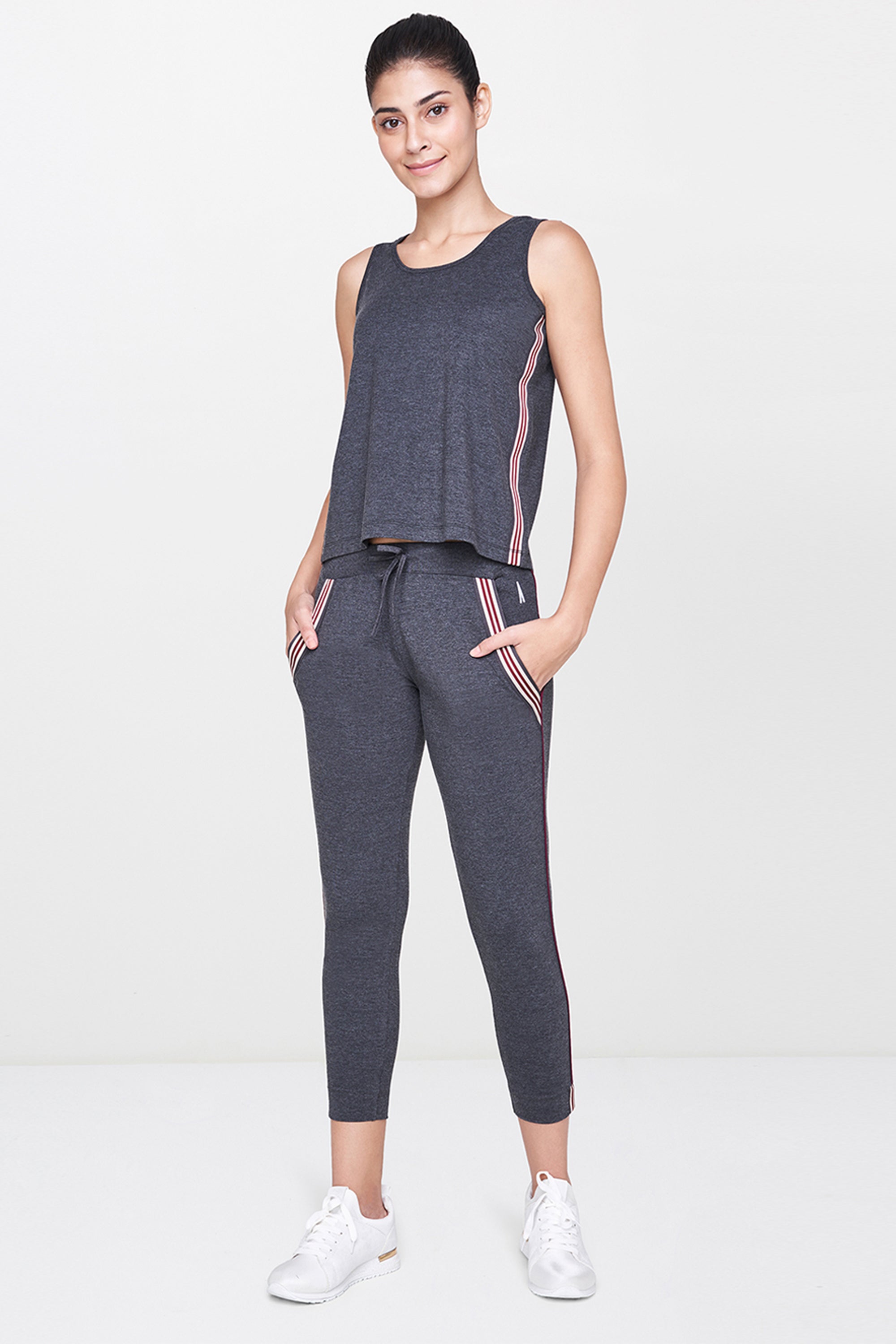 Grey Sleeveless Tank Top
