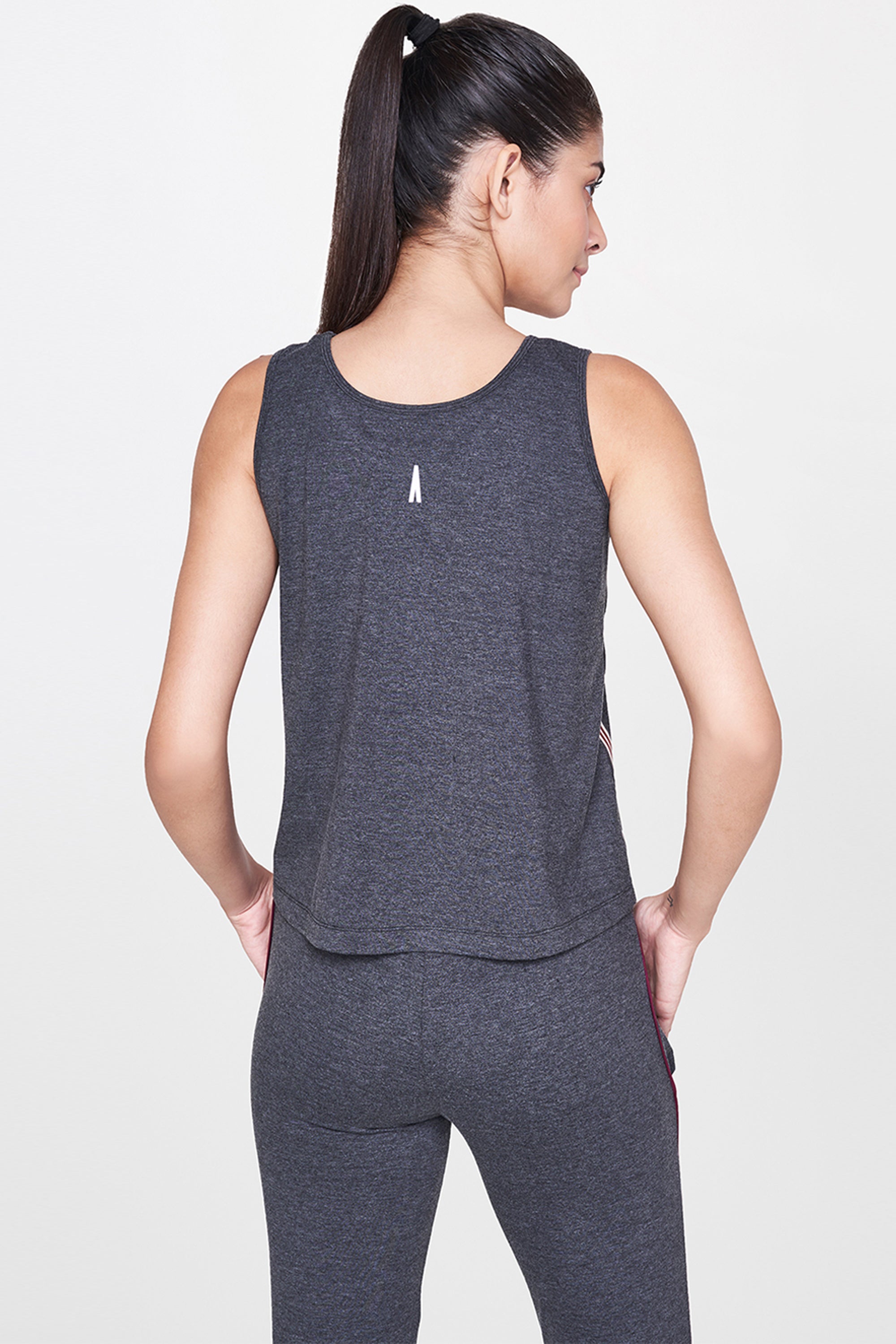Grey Sleeveless Tank Top