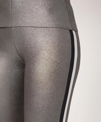 High Waisted Metallic Leggings TLC116