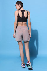 Metallic Side Tie-Up Shorts - AW21