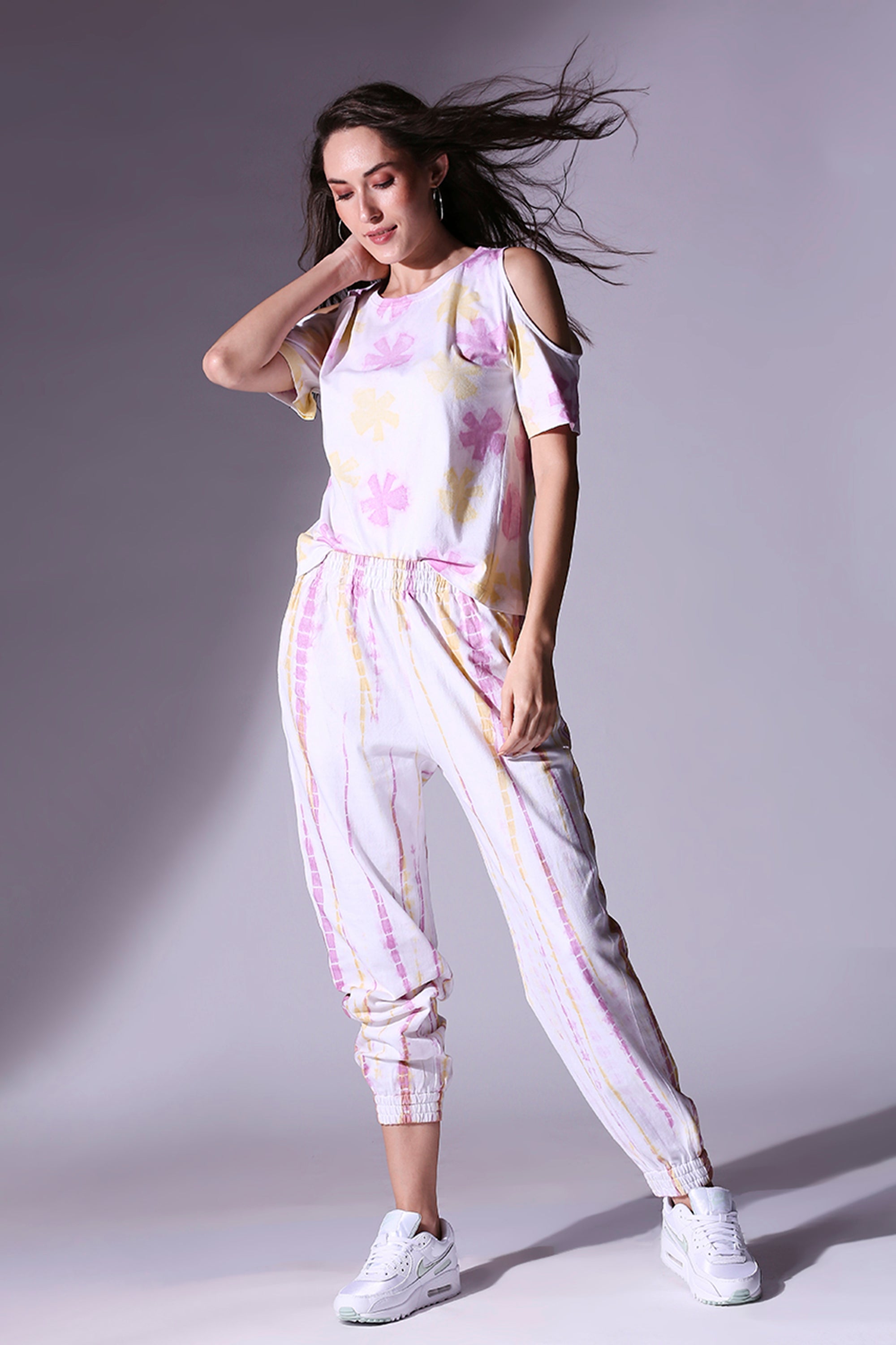 Cold Shoulder Tee + Joggers - AW21
