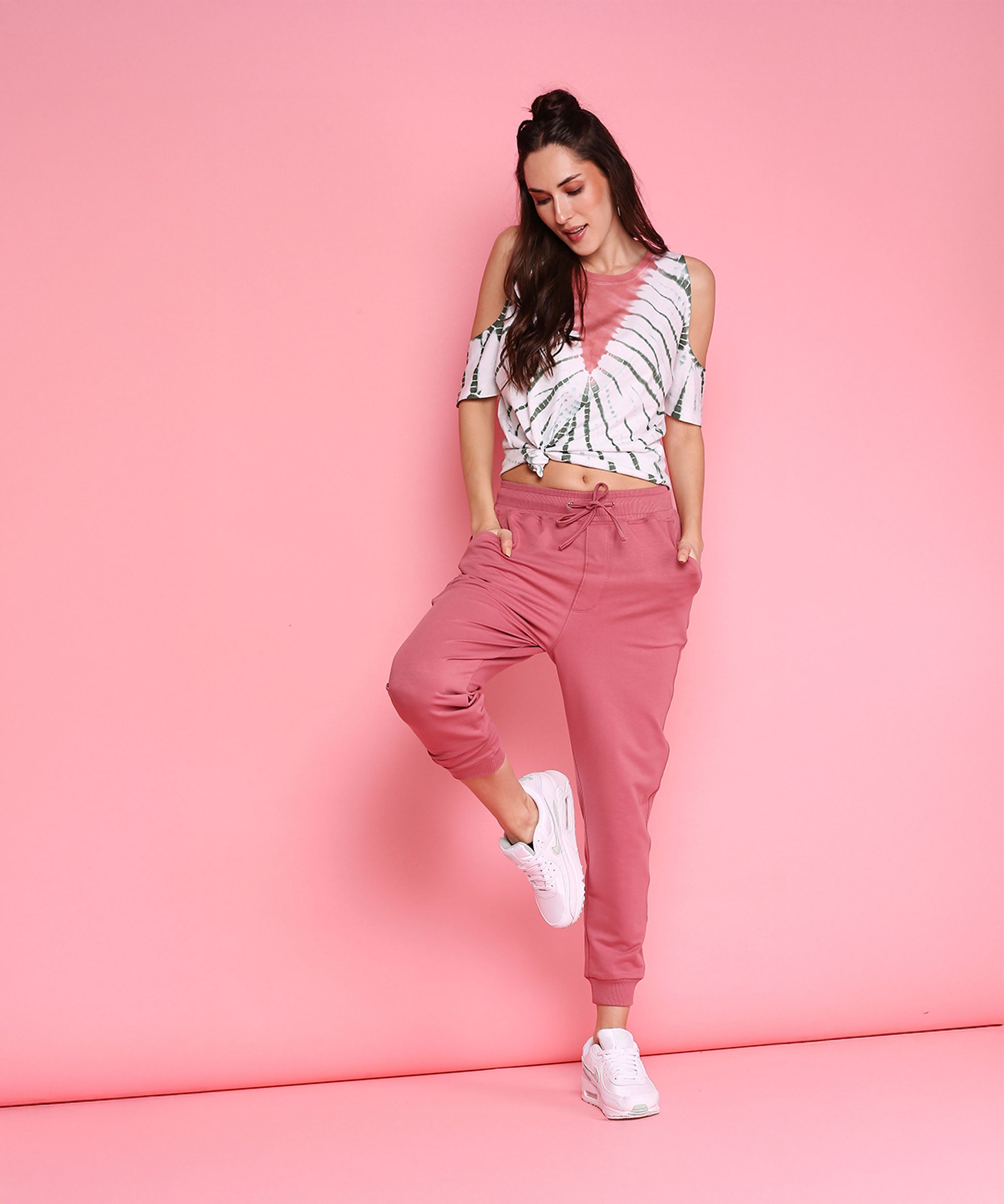 Carrot pink joggers-AW21