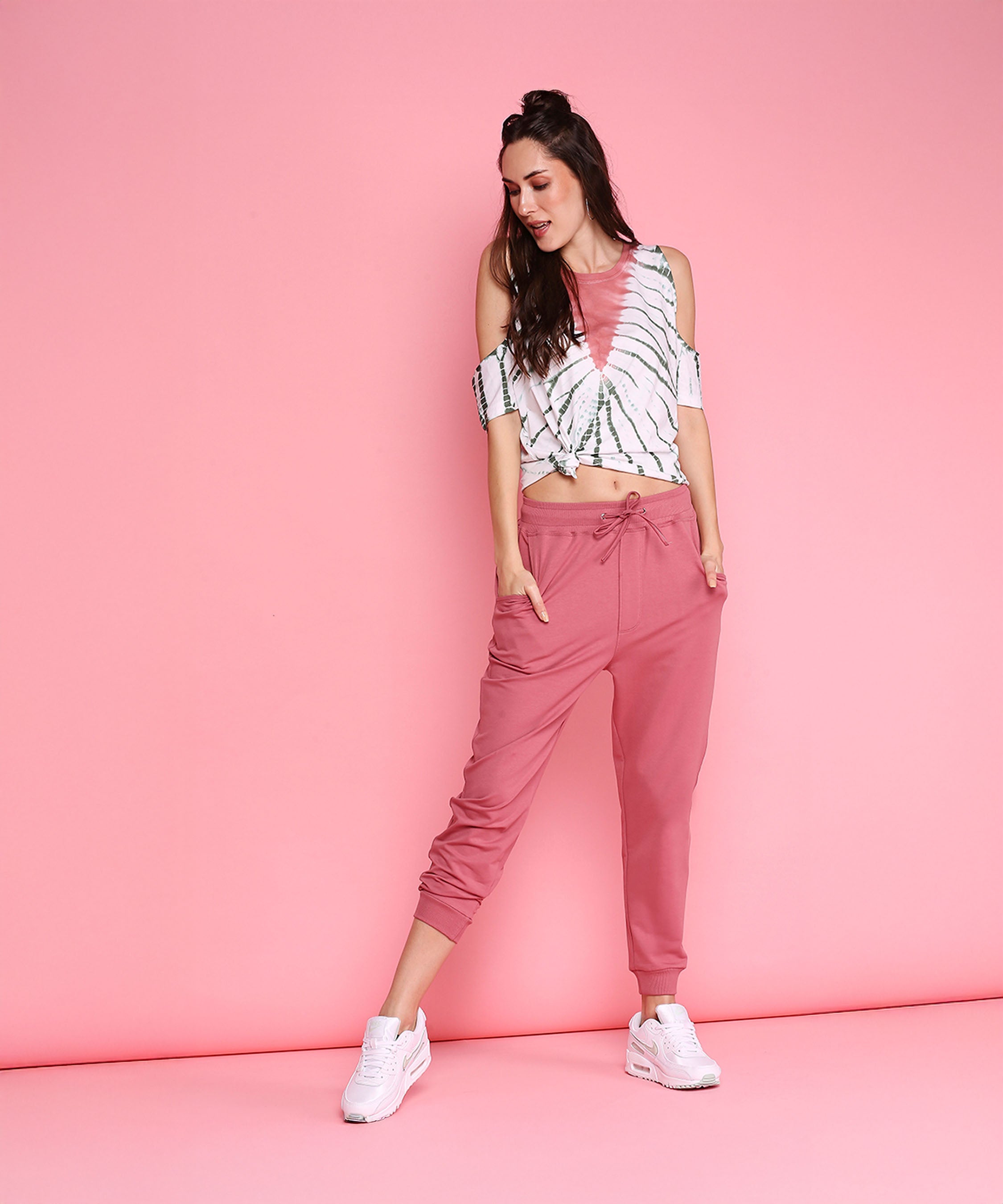 Carrot pink joggers-AW21