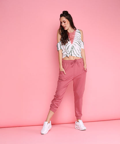 Carrot pink joggers-AW21