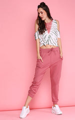 Carrot pink joggers-AW21