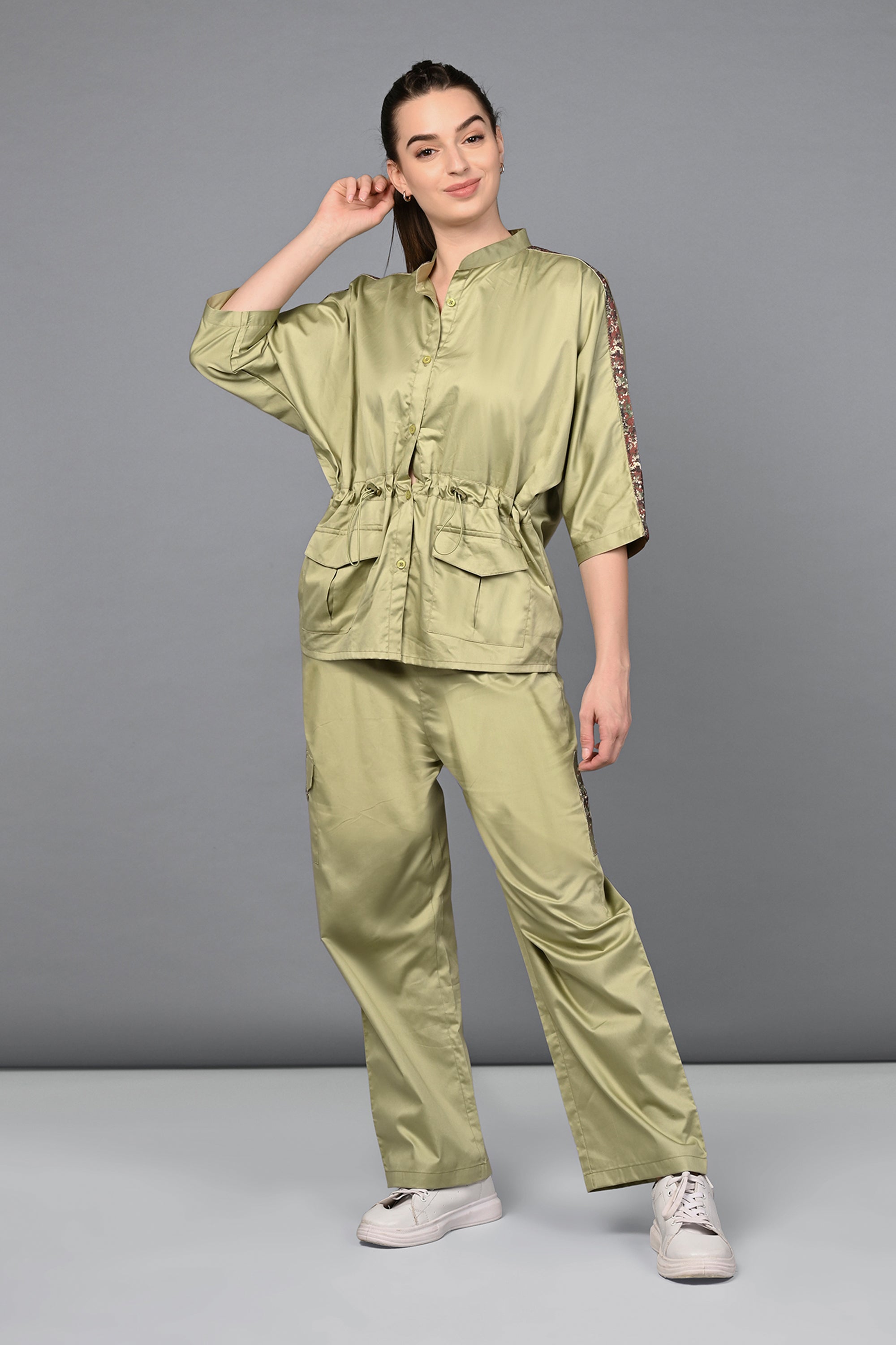 Pistachio safari athleisure set
