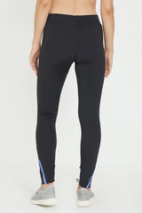 Black Poly Blend Tights for Women - LG10