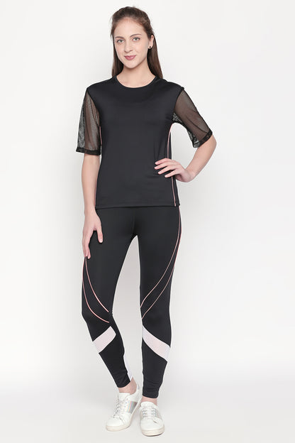 Activewear Black Tracksuit