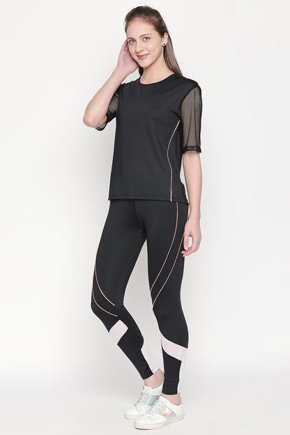 Activewear Black Tracksuit