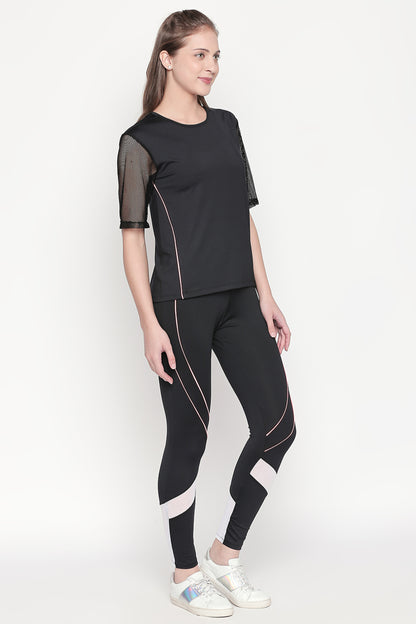 Activewear Black Tracksuit