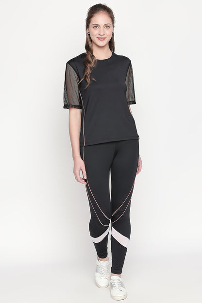 Activewear Black Tracksuit