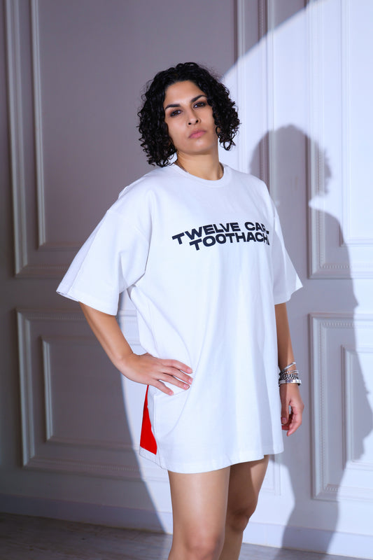 Unisex - White Oversized T-Shirt