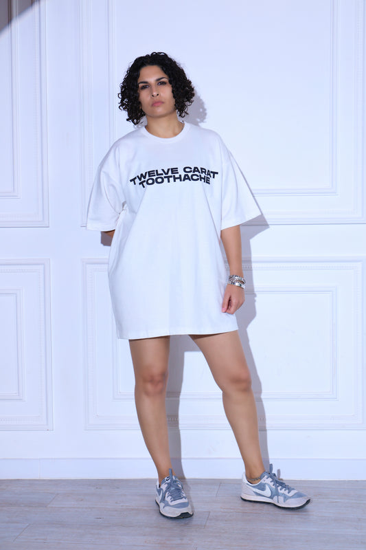 Unisex - White Oversized T-Shirt