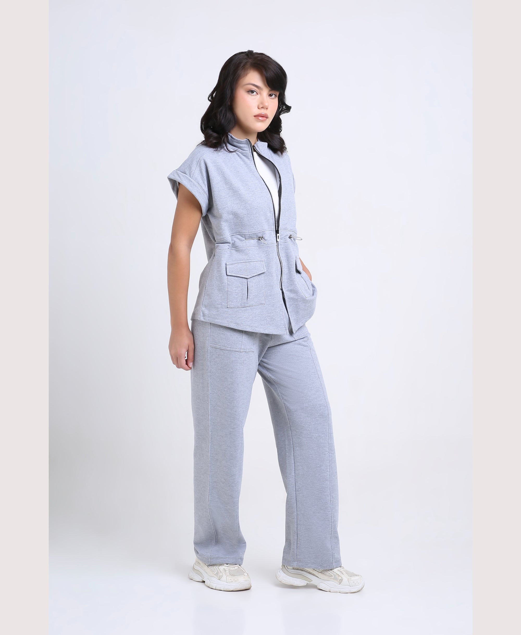 Comfortable Zippered Utility Tracksuit
