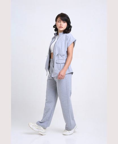 Comfortable Zippered Utility Tracksuit