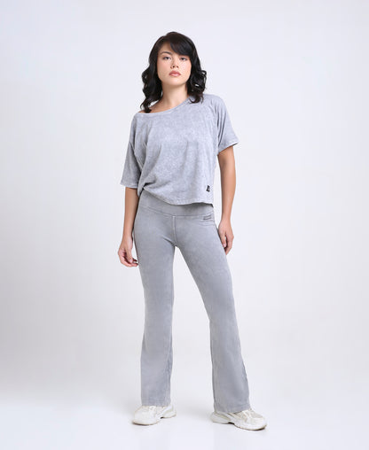 Light Grey Denim Wash Leggings
