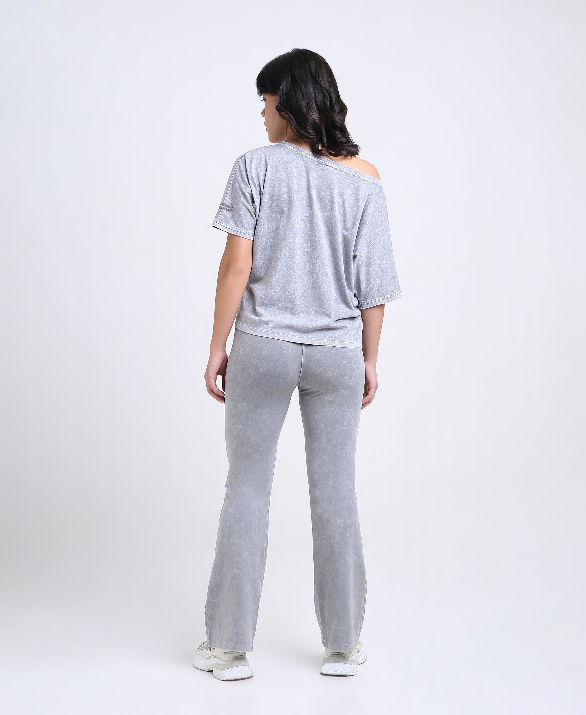 Light Grey Denim Wash Leggings