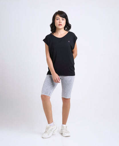 Black Relaxed Fit Top