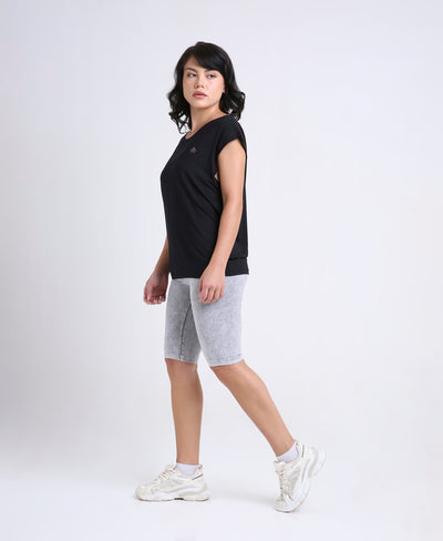 Black Relaxed Fit Top